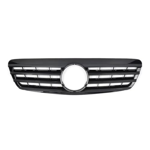 Calandres avant pour Benz W220 S320 S500 2000-2002 grille de course double barre noir brillant
