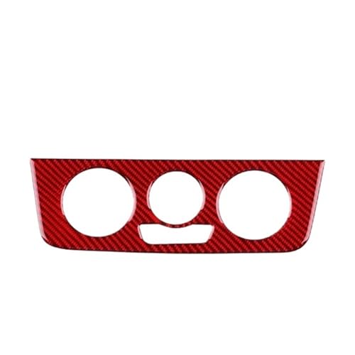 Prot&eacute;ger Console Climatisation Seat Ibiza : Cadre Carbone Rouge Anti-Rayures