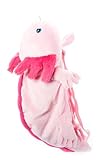 The Petting Zoo Axolotl Stuffed Animal Plushie Backpack, Gifts for Kids, Sealife Animal Toy, Pink Axolotl Plush Toy Book Bag, 20 inches
