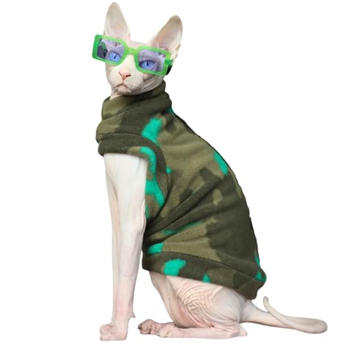 SphonxAi Sphynx Cat Clothes:єL\tgt[XnWvX[cAXtBNXLg~̃R[gALAppW}(S-XXL)(tHXgJt[WAXL)