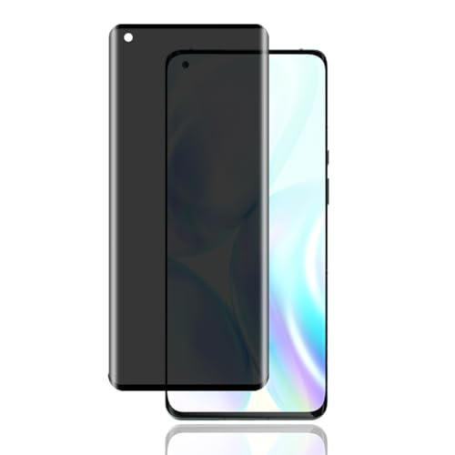 Jewloofa Protector de Pantalla Para Oneplus 9 Pro, 1 Pieza Privacidad Cristal Templado, 9H Dureza/Anti-Arañazos, Anti-Espía Protector Pantalla para Oneplus 9 Pro