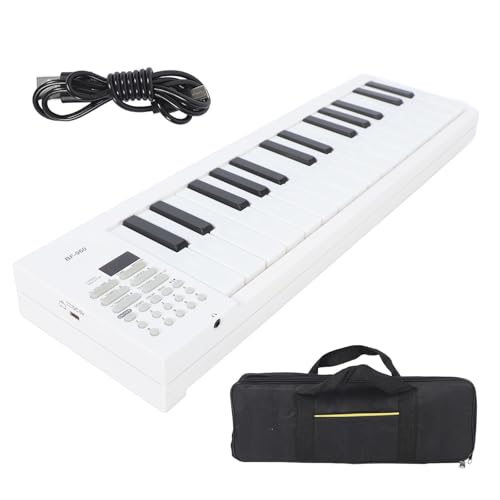 Electronic Keyboard 61 Keys, Teclado Piano Plegable 61 teclas, Teclas de Tamaño Completo, Grabación, Reproducción, para Principiantes, Estudiantes, Profesionales