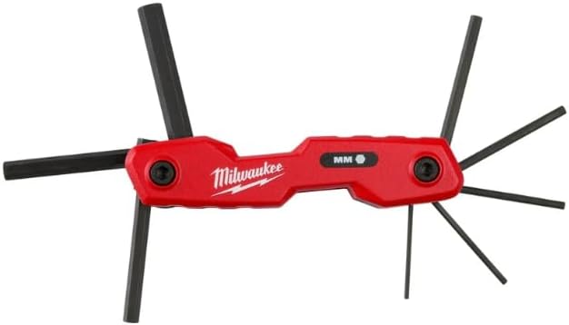 Milwaukee - Metric Folding Hex Key Set - 8 Piece 4932480978