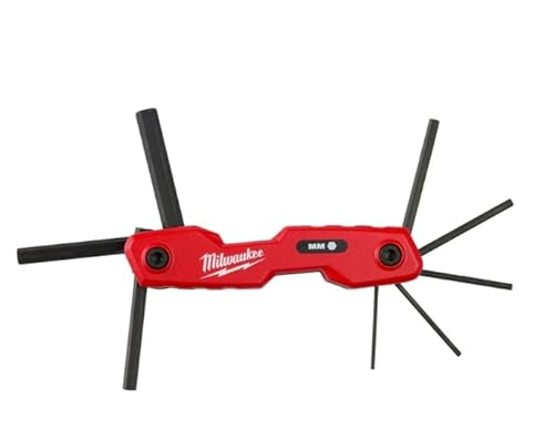 Milwaukee - Metrischer Klapp-Sechskantschlüsselsatz, 8-teilig, 4932480978