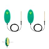 2 Pack Detects Electric Fence Energizer Pulse Flash Signal LED Light | Tester Indicator for pulsed energizers | Alert Device That Clips to Wire or Tape Fences