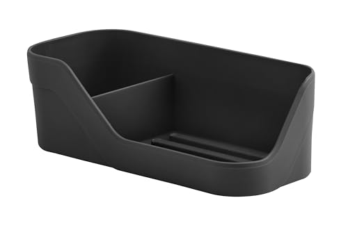 Ou Organizador de Pia Compacto Preto Linha Trium