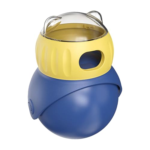 Juguete para golosinas para gatos, bola de alimentación rellenable, juguete para entrenamiento para gatos, enriquecedor juguete para comer