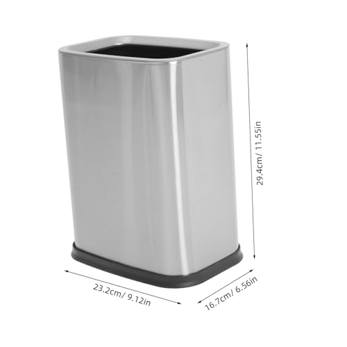 Caneca de Basura Comercial de Acero Inoxidable Sin Tapa miniatura 2