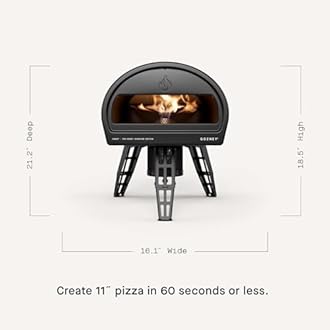 Gozney Roccbox Outdoor Pizza Oven, Black, Portable, Gas & Wood Fired, Restaurant-Grade