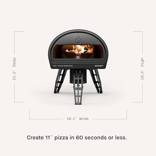 Gozney Roccbox Outdoor Pizza Oven, Black, Portable, Gas & Wood Fired, Restaurant-Grade