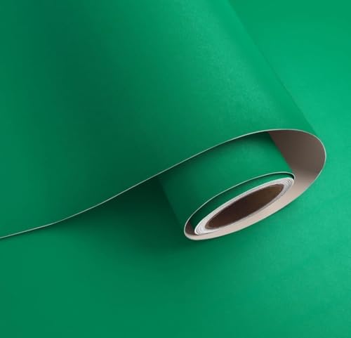 Image of DEEMUS Green Matte Peel & Stick Self Adhesive Waterproof Sticker for Living Room, Bedroom Office,Almirah, Floor, Tabletop, Wall, Fridge,& Renovation Projects (2 x 25 Feet)