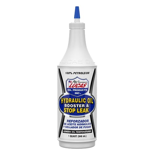 Lucas Oil 10019 Hydraulic Oil Booster and Stop Leak - 1 Quart, White, 32 Ounce by Lucas Oil - Used condition - US$12.67