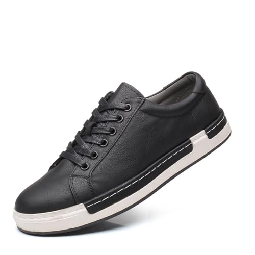 Men's Casual Shoes Lace Up Business Dress Sneakers Simple Leisure Oxford Shoes Men's Fashionable Casual Shoes