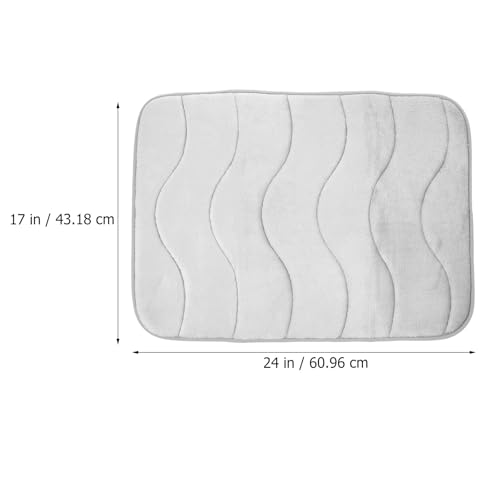 Alfombrilla de baño absorbente SHOWERORO de memory foam lavable 4