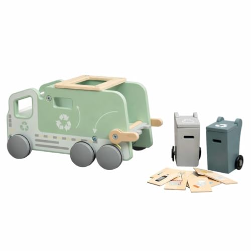 Generisch Spielzeug Holz-Müllwagen Montessori Motorik für Kinder