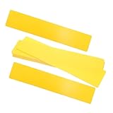 Milisten 15 Stück Teiliges Tennis und Pickleball Linienmarkierer rutschfeste Wetterfeste Markierungen in Leuchtendem Gelb für Basketball Badminton Training Einfache Installation für