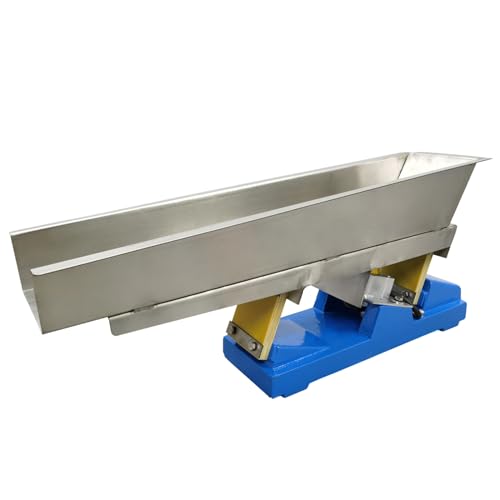 HQHAOTWU Electromagnetic Vibrating Feeder Shaking Feeding Machine, Quantitative Uniform Feeder Mini Vibrating Feeder 110V