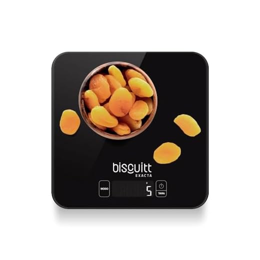 Balança De Cozinha Digital Biscuitt Exacta Até 15kg Glass