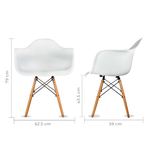 La Mejor Recopilación de Silla Eames Con Brazos que puedes comprar esta semana. 8 Imagen adicional
