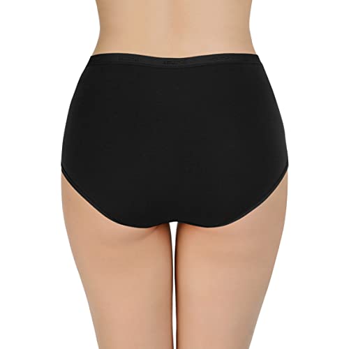 Image of Amante Solid Cotton Full Brief Panty Pack(Pack of 3)