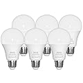 ORALUCE LED Light Bulb, A19 9W Lightbulbs, 60 Watt Equivalent, 120V 900LM, 6500K Cool White, E26 Medium Base, Non Dimmable, Energy Efficient, UL Listed, 6 Pack