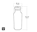Keith Titanium Ti3031 Plastic-Free Sport Bottle - 18.6 fl oz