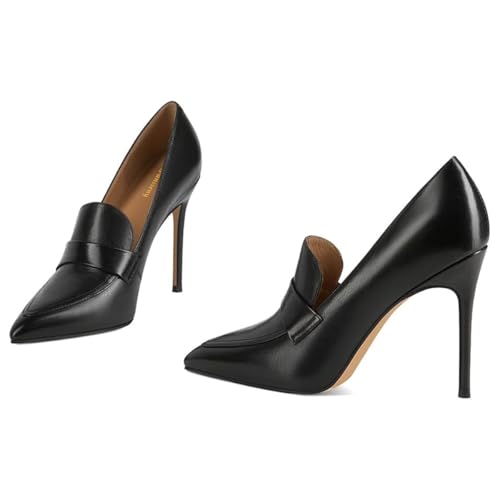 Women Pointed Toe Stiletto High Heel Slip On Pumps Elegant Homecoming Casual Dress Stylish Shoes Size 4-16 US3