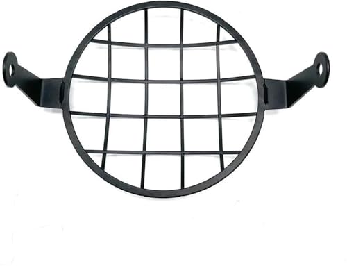 Cache de phare de moto Himalayan Scram 411 grille avant noire - 5