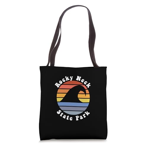 CT Wave in Rocky Neck State Park Connecticut Beach Souvenir Tote Bag