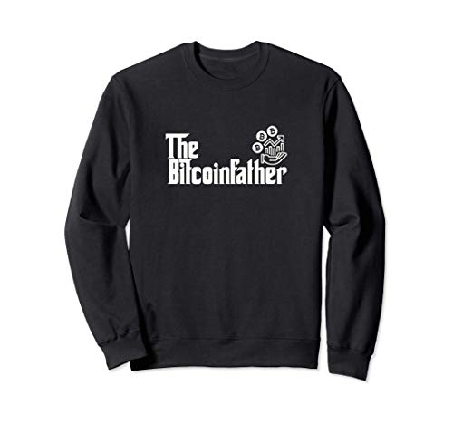 The Bitcoin Father Funny Bitcoin Fan Dad Gift Sudadera