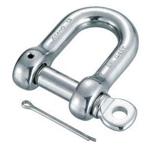 Amazon.co.jp: 浅野金属工業 ピンシャックル(割りピン付) サイズ16