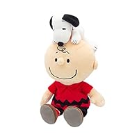 チャーリーブラウン　レトロぬいぐるみ セキグチ社製 スヌーピー チャーリーブラウン ぬいぐるみ