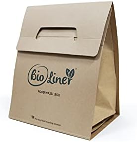 Obeo 8L Compostable Paper Food Waste Bags, Alternative to Compost Caddy- 20 bags (sold as 4 packs of 5)