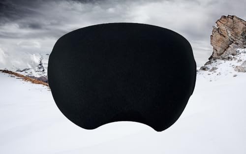 AMMKRO Ski Snowboard Goggle Cover Protector - Lens Scratch Dust Protection for Travel Storage Accessories (Black) - Image 3