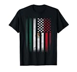 Mexican American Flag Mexico Usa America T-Shirt