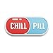 Chill Pill Enamel Lapel Pin for Shirt Hat Jacket Hooddie