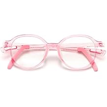 Eyeglasses Frame Children Optical Glasses TR90 Flexible Bendable One-piece Safe Girls Boy Pink