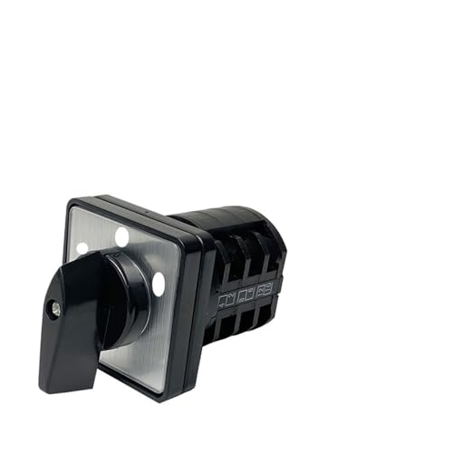 Commutateur rotatif 10A LW8-10/3 tripolaire 12 bornes inverseur de source