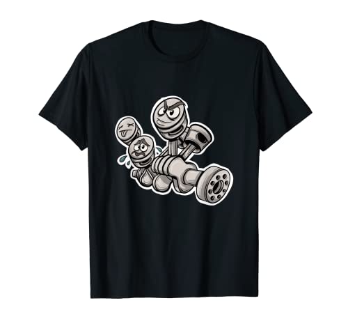 Mecánica de coches Pistones del cigüeñal del coche Mecáni Camiseta