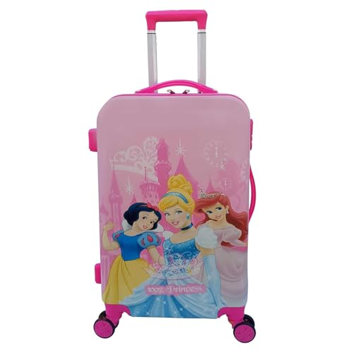 Image of JUNIOR JOE Polycarbonate 24 Inch Kids Suitcase with 4 Wheel Travel Trolley Bag (4 Day Trip)