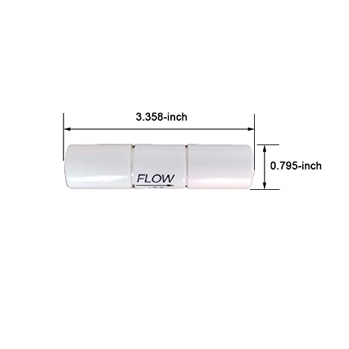 Malida 1/4 Inch Quick Connector Fittings Flow Restrictor For Ro Water Purifiers Reverse Osmosis Systems (2, 550Cc--100Gpd/200Gpd) #TOP5