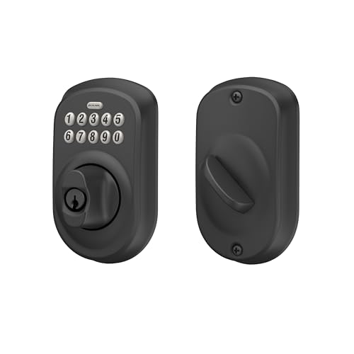 SCHLAGE BE365 PLY 622 Keypad Electronic Deadbolt, Matte Black thumbnail 9