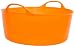 TubTrug SP15O Shallow Orange Flex Tub, 15 Liter