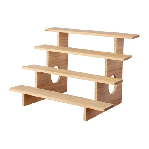 LOOM TREE® Wooden Display Riser Stand Spice Rack For Cosmeti...