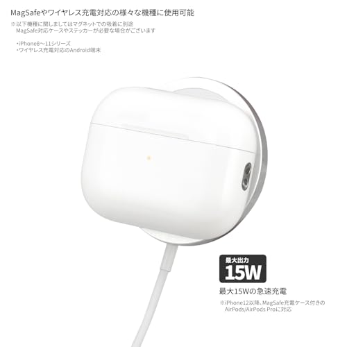 グルマンディーズ ディズニーキャラクター／MagSafe対応ワイヤレスチャージャー スティッチ DNG-226ST