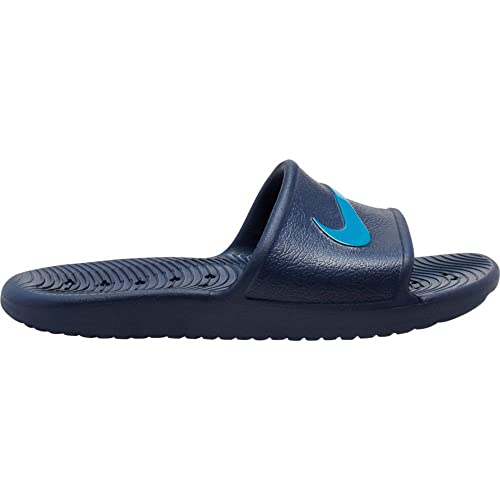 Nike Jungen Kawa Shower Slipper, Midnight Navy Laser Blue, 28 EU