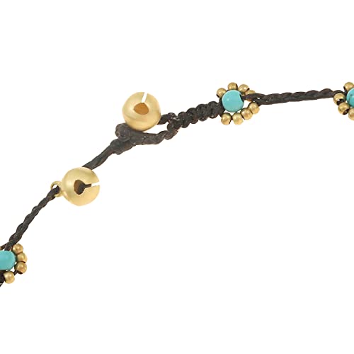 Made By Nami Surfer Necklace With Beads • Boho Choker Necklace Chain • Women & Girls • Handmade Beach Summer Jewelry • Goa Hippie Oriental Necklace • Adjustable & Waterproof  thumb #4