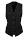 Price comparison product image Premier Ladies Lined Waistcoat Black XXL