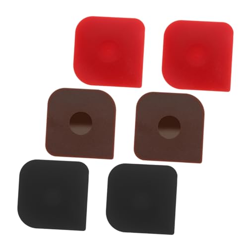 MAGICLULU 6pièces Lot de Grattoirs Multi-usages Plastique Ergonomique Rasoir De Pâte Et Ustensile De Nettoyage pour Poêles Fonte pour Enlever Graisses Et Résidus Brûlés Cuisine Et Pâtisserie