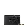 Gucci Soho Mini Black Round Light Gold Disco Zip Italy Leather Handbag Bag New - Image 3